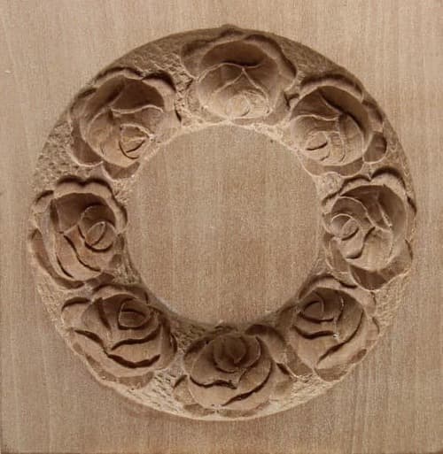 Rosenkranz - Springerle Model aus Birnbaumholz Rosenkranz - Springerle Model aus Birnbaumholz