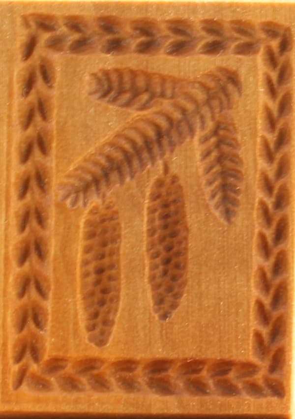 3132_3,0x4,0_Tannenzweig mit Zapfen klein_Weihnachten 3132_3,0x4,0_Tannenzweig mit Zapfen klein_Weihnachten