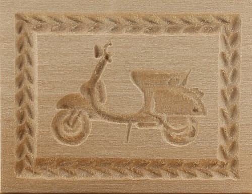 Vespa - Springerle Model aus Birnbaumholz Vespa - Springerle Model aus Birnbaumholz