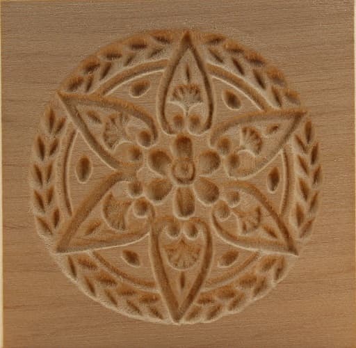 3152_Blütenrosette groß_5,5x5,5_Pflanzen und Früchte 3152_Blütenrosette groß_5,5x5,5_Pflanzen und Früchte