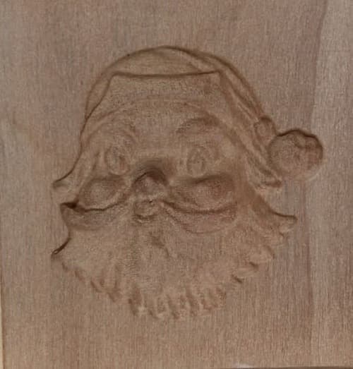 Weihnachtsmann, Nikolaus - Springerle Model aus Birnbaumholz Weihnachtsmann, Nikolaus - Springerle Model aus Birnbaumholz