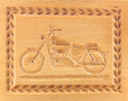 Harley Davidson - Springerle Model aus Birnbaumholz