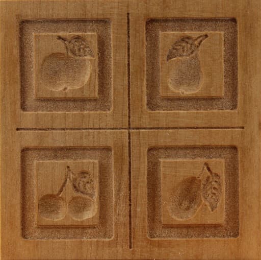 3143_8,8x8,8_4er Obstmodel_Pflanzen und Früchte groß 3143_8,8x8,8_4er Obstmodel_Pflanzen und Früchte groß