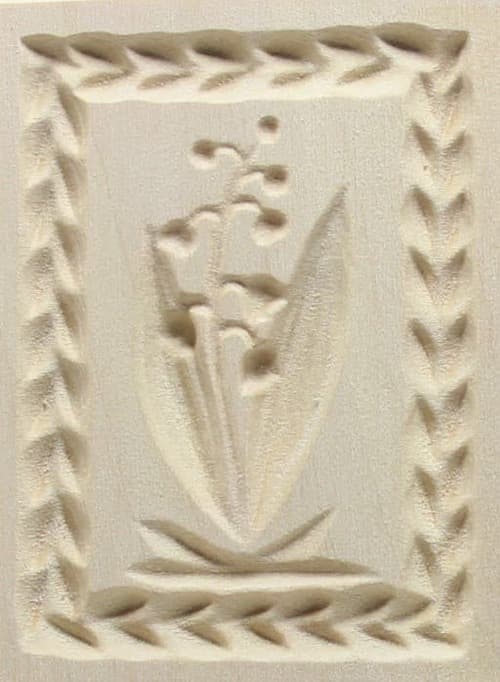 Maiglöckchen - Springerle Model aus Birnbaumholz Maiglöckchen - Springerle Model aus Birnbaumholz