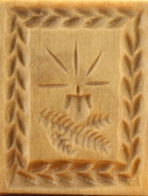 1104_3,0x4,0_Tannenzweig mit Kerze klein_Weihnachten 1104_3,0x4,0_Tannenzweig mit Kerze klein_Weihnachten