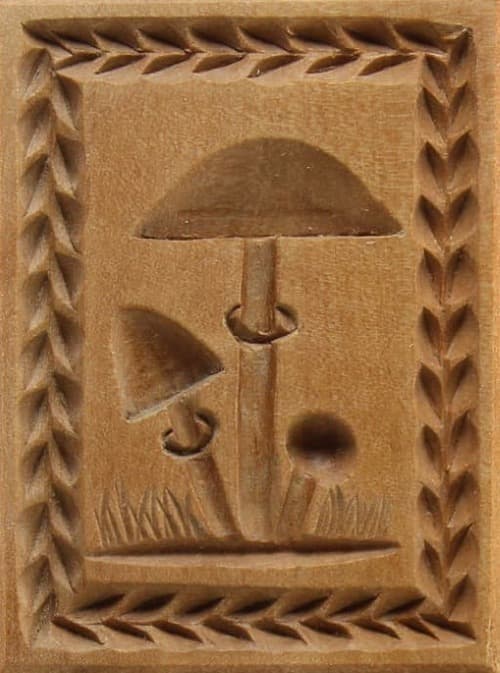 Pilze - Springerle Model aus Birnbaumholz