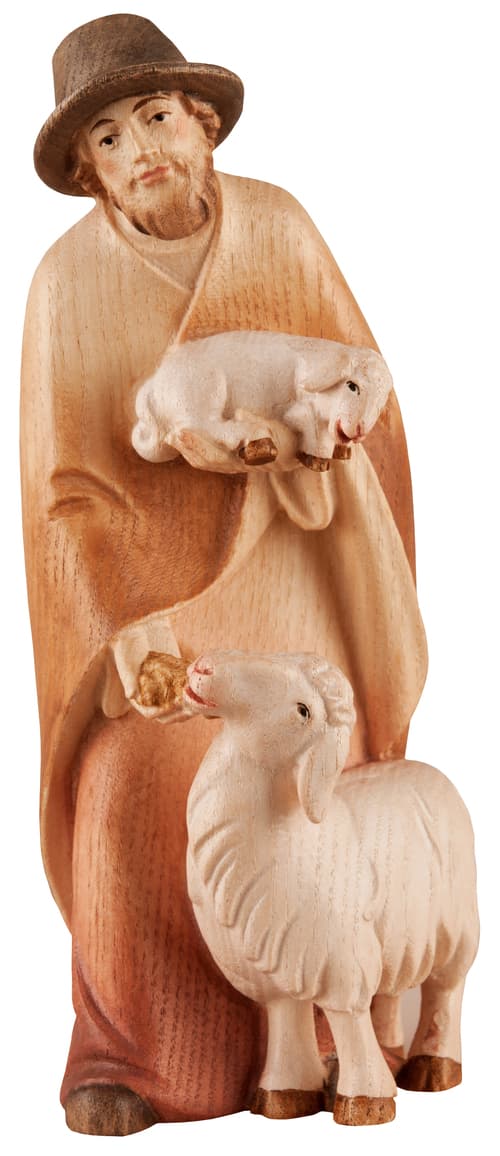Salzer - Hirt mit Schaf und Lämmchen Salzer - Hirt mit Schaf und Lämmchen