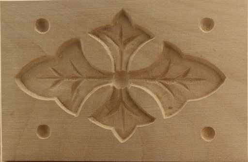 4251_6,0x9,0_Lebkuchenmodel Floral_Weihnachten