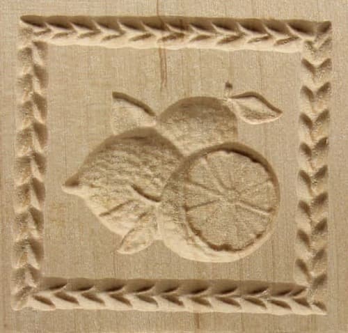 Zitrone - Springerle Model aus Birnbaumholz