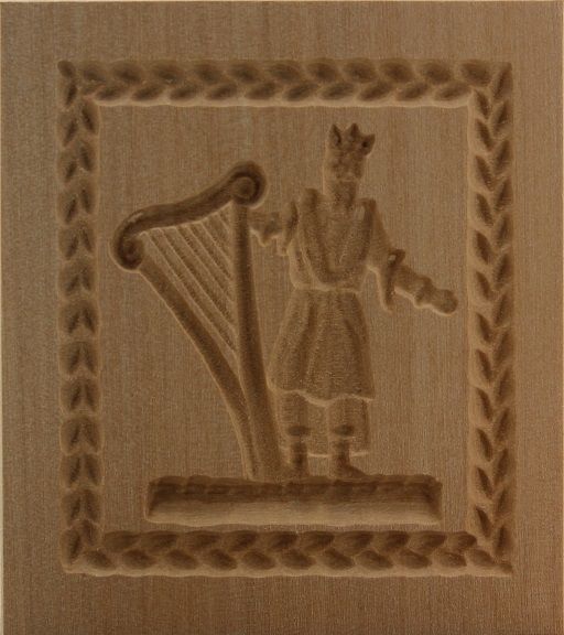 4609_6,5x7,5_König David mit Harfe_Musik 4609_6,5x7,5_König David mit Harfe_Musik