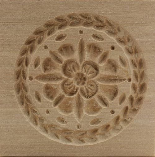 Mandala - Springerle Model aus Birnbaumholz