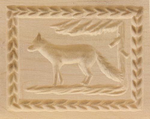 Fuchs - Springerle Model aus Birnbaumholz Fuchs - Springerle Model aus Birnbaumholz