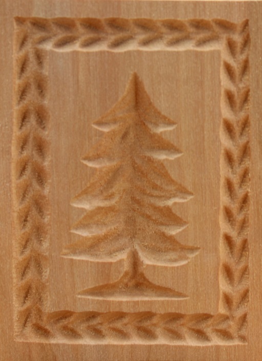 Tannenbaum - Springerle Model aus Birnbaumholz Tannenbaum - Springerle Model aus Birnbaumholz