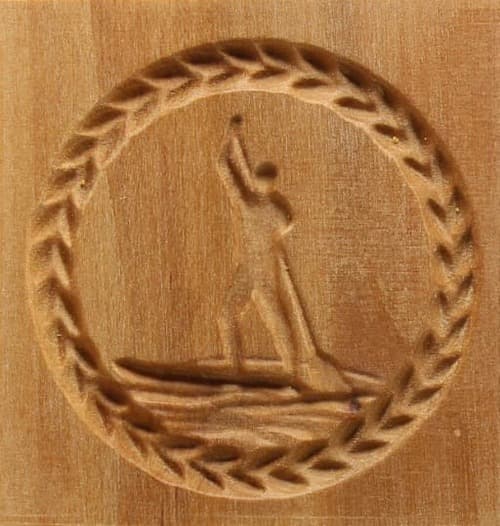 Stand-Up-Paddler - Springerle Model aus Birnbaumholz Stand-Up-Paddler - Springerle Model aus Birnbaumholz