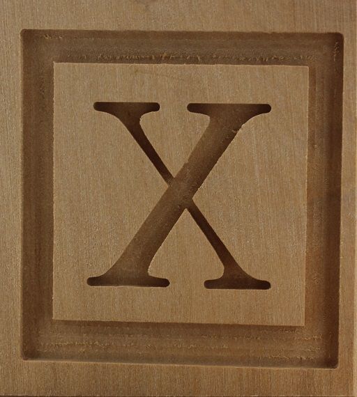 9073_4,5x4,5_Buchtabe X_Alphabet & Worte 9073_4,5x4,5_Buchtabe X_Alphabet & Worte