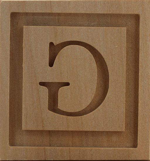 9056_4,5x4,5_Buchtabe G_Alphabet & Worte