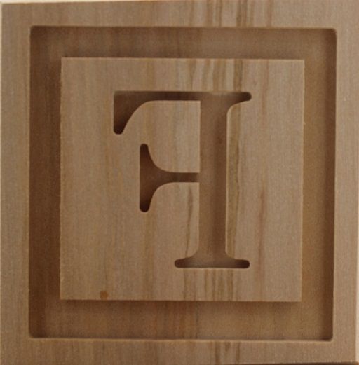 9055_4,5x4,5_Buchtabe F_Alphabet & Worte