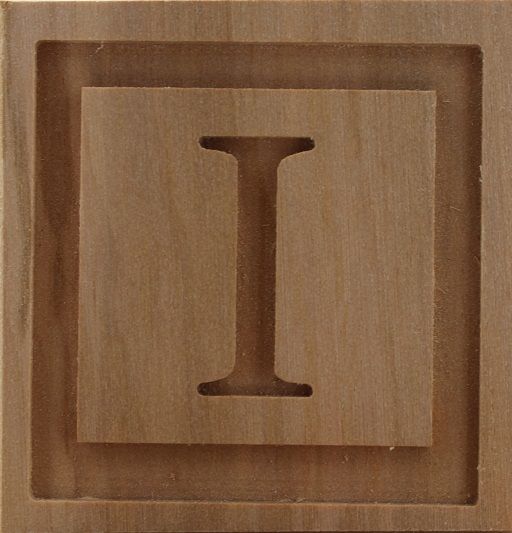 9058_4,5x4,5_Buchtabe I_Alphabet & Worte
