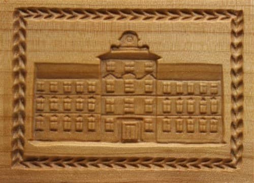 Bad Wurzach Schloss - Springerle Model aus Birnbaumholz Bad Wurzach Schloss - Springerle Model aus Birnbaumholz