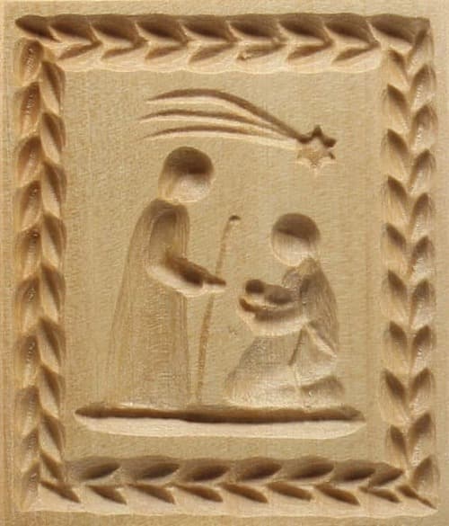 Heilige Familie - Springerle Model aus Birnbaumholz Heilige Familie - Springerle Model aus Birnbaumholz