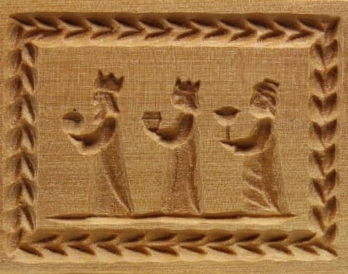 Heilige drei Könige - Springerle Model aus Birnbaumholz