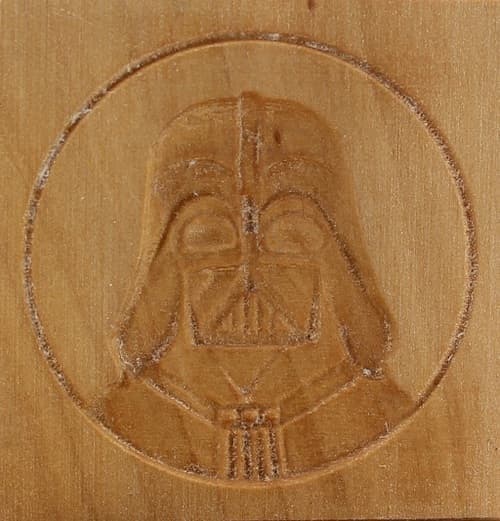 Darth Vader - Springerle Model aus Birnbaumholz